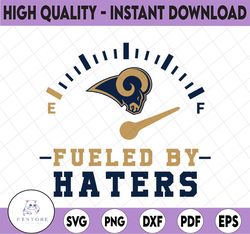 Fueled By Hater LA Rams SVG and PNG Files, Sport bundle Svg, Digital Download