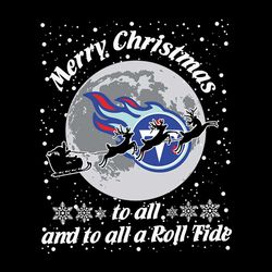 Merry Christmas To All And To All Tennessee Titans,NFL Svg, Football Svg, Cricut File, Svg