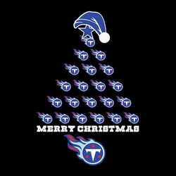 Merry Christmas Tree Tennessee Titans,NFL Svg, Football Svg, Cricut File, Svg