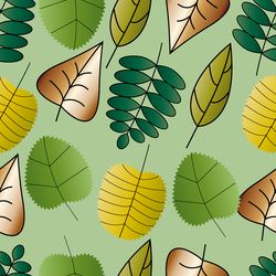 seamless pattern "autumn leaves".