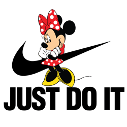 Minnie Just Do It Logo Svg, Minnie Just Do It Svg, Just Do It Svg, Brand Logo Svg, Luxury Brand Svg, Fashion Brand Svg