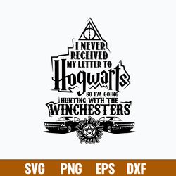 Hogwarts Winchesters Supernatural Svg, Harry Potter Svg, Png Dxf Eps File