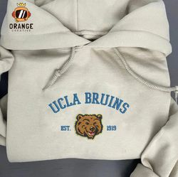 UCLA Bruins Embroidered Sweatshirt, NCAA Embroidered Shirt, UCLA Bruins Embroidered Hoodie, Unisex T-Shirt