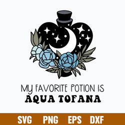 My Favorite Potion Is Aqua Tofana Svg, Aqua Tofana Svg, Png Dxf Eps Digital File