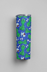 Cute Mario Premium Skinny Tumbler wrap 20 ounce tumbler wrap png clipart image seamless image