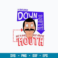 A Gentleman Down South Svg, Png Dxf Eps Digital Instant Download File