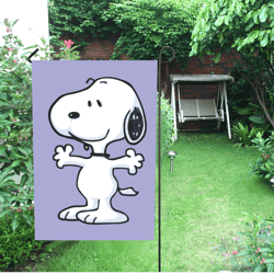 Snoopy Garden Flag (Two Sides Printing, without Flagpole)