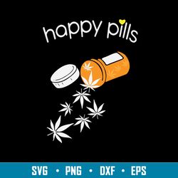 Happy Pills Svg, Funny Svg, Png Dxf Eps  File
