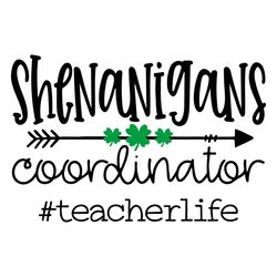 Shenanigans Coordinator Svg, Teacher Life Svg