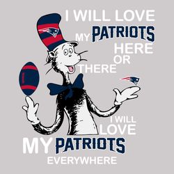 Dr Seuss New England Patriots Svg, Sport Svg, Football Svg, Football Teams Svg, NFL Svg, New England Patriots Svg, Patri