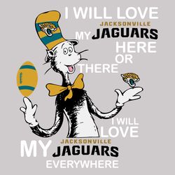 Dr Seuss Warning Jacksonville Jaguars Svg, Sport Svg, Football Svg, Football Teams Svg, NFL Svg, Jacksonville Jaguars Sv
