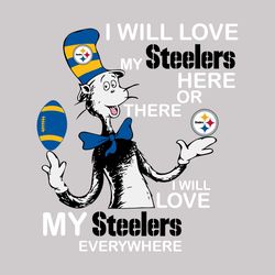 Dr Seuss Pittsburgh Steelers Svg, Sport Svg, Football Svg, Football Teams Svg, NFL Svg, Pittsburgh Steelers Svg, Steeler