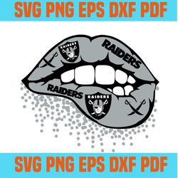 Oakland Raiders lips SVG,SVG Files For Silhouette, Files For Cricut, SVG, DXF, EPS, PNG Instant Download