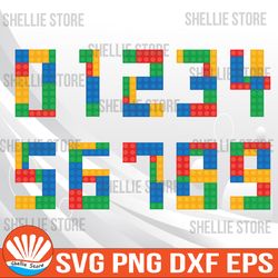 Numbers svg, JPG, png & SVG, DXF cut file, Printable Digital, Instant Download