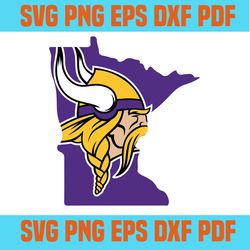 Minnesota Vikings SVG,SVG Files For Silhouette, Files For Cricut, SVG, DXF, EPS, PNG Instant Download
