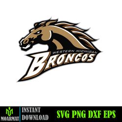 Denver Broncos SVG, Denver Broncos files, broncos logo, football, silhouette cameo, cricut (4)