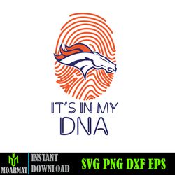 Denver Broncos SVG, Denver Broncos files, broncos logo, football, silhouette cameo, cricut (9)