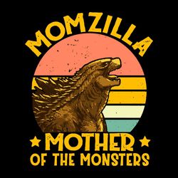 Momzilla mother of the monsters Svg Dxf Eps Png file, Digital