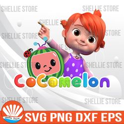 Coco-melon Svg, Cute baby cocomelon svg, Cricut, svg files, File For Cricut, For Silhouette, Cut File, Dxf, Png, Svg