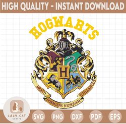 Harry Potter Hogwarts School , Harry Potter SVG, Instant download, Cricut design, Silhouette cut files, Hogwarts SVG, Dx