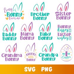 Easter bunny svg, easter bunny svg  bundle, easter bunny Layered Cricut, easter bunny png,  easter bunny for cricut