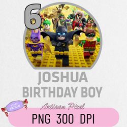Lego Batman Birthday Png, Custom