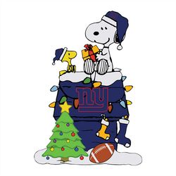New York Giants Snoopy Christmas,NFL Svg, Football Svg, Cricut File, Svg