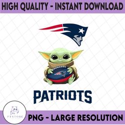 Baby Yoda with New England Patriots NFL Png,  Baby Yoda NFL png, NFL png, Sublimation ready, png files for sublimation