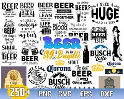 Beer Bundle Svg, Beer Quotes Svg, Beer Mug Svg, Drink Svg Png Dxf  Eps Digital File