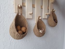 Potato, onion storage. Hanging basket. wall pocket. Rv storage. Hanging wall basket. Hanging fruit basket.
