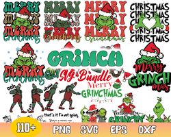 Grinchmas Bundle Svg, Grinch Christmas Svg, Merry Grinch Svg, Grinch Svg, Instant Download