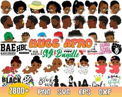 Huge Afro Mega Bundle Svg, Afro Man, Afro Women Svg, Afro Kids Svg, Png Dxf Eps File