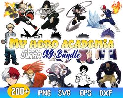 My Hero Academia Bundle Svg, Hero Academia Svg,  My Hero Academia Vector, My Hero Academia Silhouette
