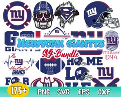New York Giants Bundle Svg, New York Giants Svg, NFL Team SVG, Football Svg, Sport Svg