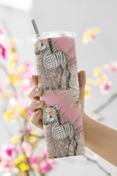 Zebray Floral tumbler png  Premium Skinny Tumbler wrap 20 ounce tumbler wrap png clipart image seamless image