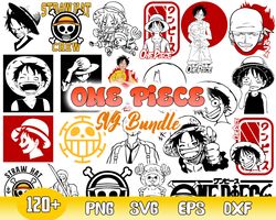 Once Piece Bundle Svg, Once Piece Manga Svg, Once Piece Anime Svg, Png Dxf Eps File