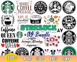 Starbucks Logo Bundle Svg, Starbucks Coffee Cups Svg, Starbucks Svg, Starbucks Wrap
