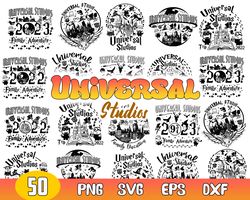 Universal Studios Bundle Svg, Magical Kingdom Svg, Universal Trip Svg, Family Vacation Svg