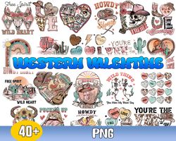 Western Valentine Bundle Png, Country Western Valentine Png, Cowboy Png Digital File