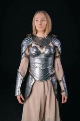 MEDIEVAL FULL ARMOUR SUIT FOR WOMEN FREE SIZE FOR COSPLAY
