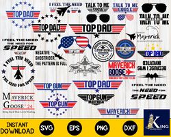 100 file Top Gun Svg dxf eps png, Mega Top Gun Bundle svg, for Cricut, digital, file cut, Instant Download