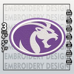North Alabama Lions Embroidery Designs, NCAA Logo Embroidery Files, NCAA Lions, Machine Embroidery Pattern
