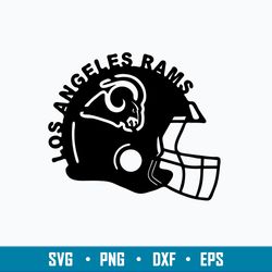 Los Angeles Rams helmet Svg, Los Angeles Svg, Nfl Svg, Png Dxf Eps File