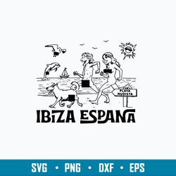 Nude Beach Ibiza Spain Svg, Funny Svg, Png Dxf Eps File