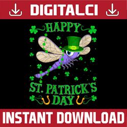 Dragonfly Lover Leprechaun Dragonfly St. Patrick's Day PNG Sublimation Designs