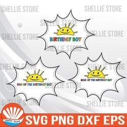 Family of the Birthday Boy svg, Ryan's world svg, Cricut, svg files, File For Cricut, For Silhouette, Cut File, Dxf, Png