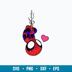 Spiderman Love Svg, Spiderman Svg, Superhero Svg, Png Dxf Eps File