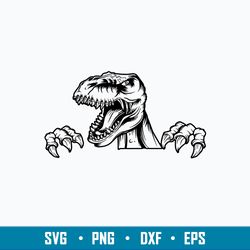 Tyrannosaurus Rex Dinosaur Svg, Png Dxf Eps File