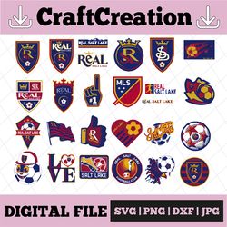26 Files MLS Logo Real Salt Lake, Real Salt Lake svg, Vector Real Salt Lake, Clipart Real Salt Lake, Football Kit Real S
