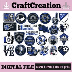 24 Files MLS Logo Club de Foot Montreal, Club de Foot Montreal svg, Vector Club de Foot Montreal, Clipart Club de Foot M